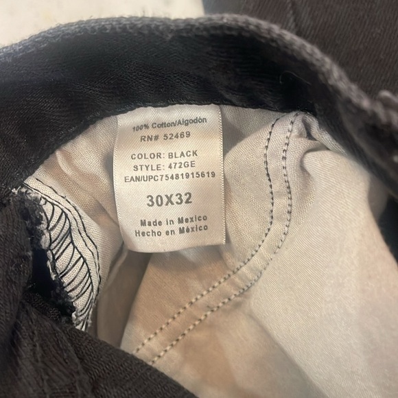 George brand black jeans size 30x32 - Picture 3 of 5